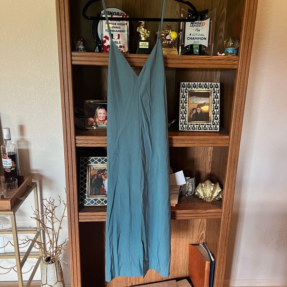 Avec Les Filles Blue Midi Dress